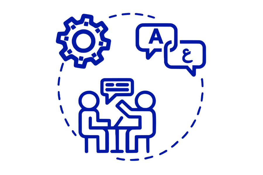 الترجمة والتدقيق والتفريغ